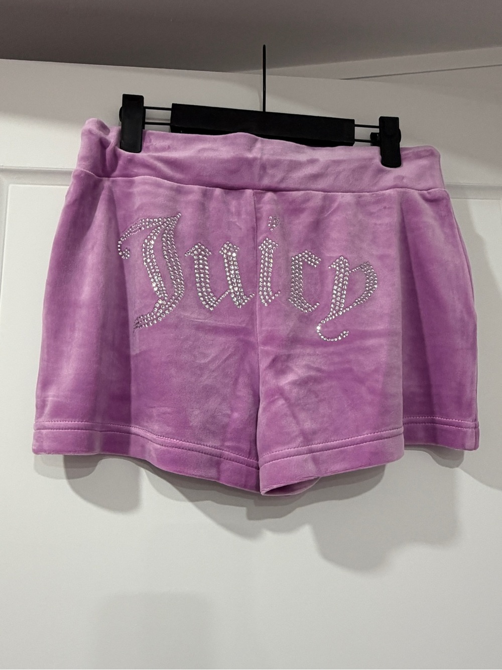 Juicy Couture Lavender Velour Athletic Shorts